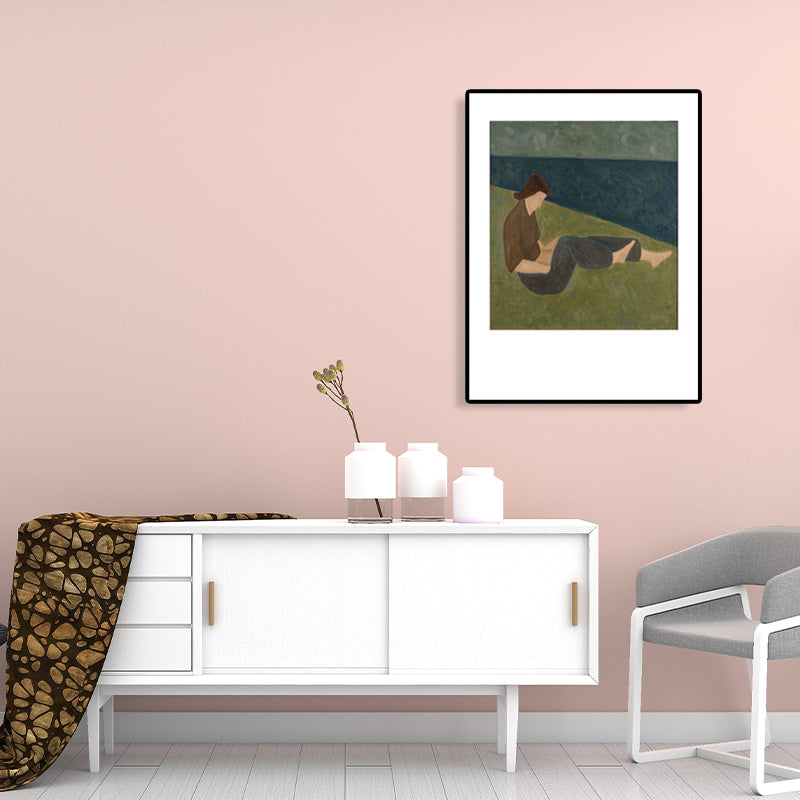 Canvas Pastel Color Painting Abstract Expressionism Leisure Entertainment Art Print, Multiple Sizes Clearhalo 'Arts' 'Canvas Art' 1761073