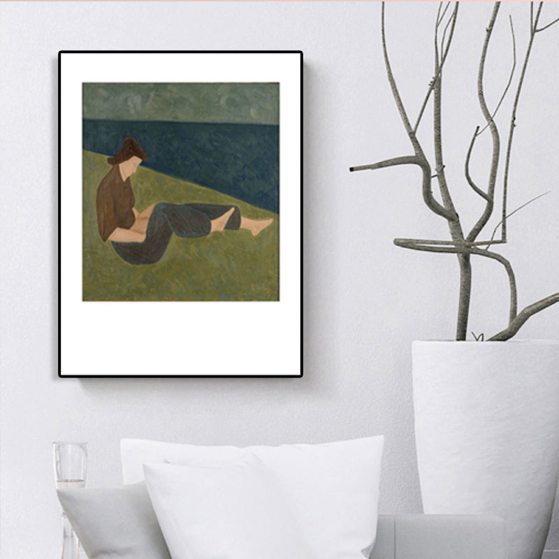 Canvas Pastel Color Painting Abstract Expressionism Leisure Entertainment Art Print, Multiple Sizes Clearhalo 'Arts' 'Canvas Art' 1761074