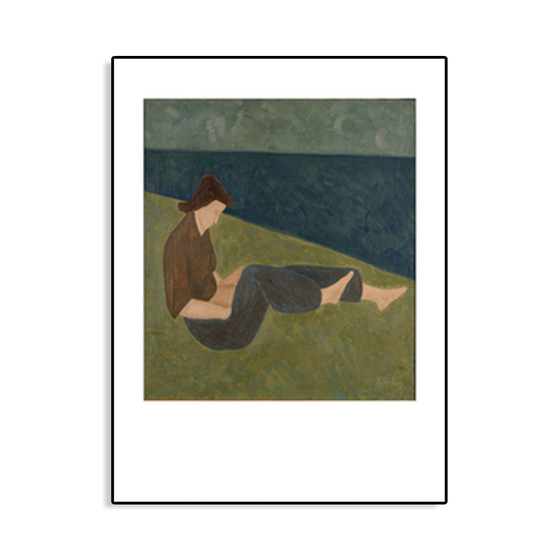 Canvas Pastel Color Painting Abstract Expressionism Leisure Entertainment Art Print, Multiple Sizes Clearhalo 'Arts' 'Canvas Art' 1761075