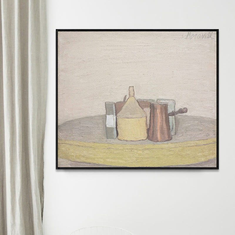 Bottles and Cans Wall Decor Light Color Impressionism Canvas for Living Room, Multiple Sizes Clearhalo 'Arts' 'Canvas Art' 1761114
