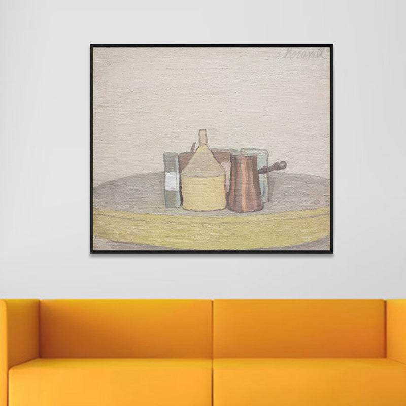 Bottles and Cans Wall Decor Light Color Impressionism Canvas for Living Room, Multiple Sizes Clearhalo 'Arts' 'Canvas Art' 1761115