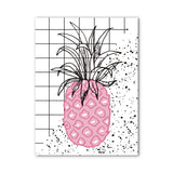 Scandinavian Stylish Foods Wall Art Decor Pastel Color Dining Room Wrapped Canvas Clearhalo 'Arts' 'Canvas Art' 1761263