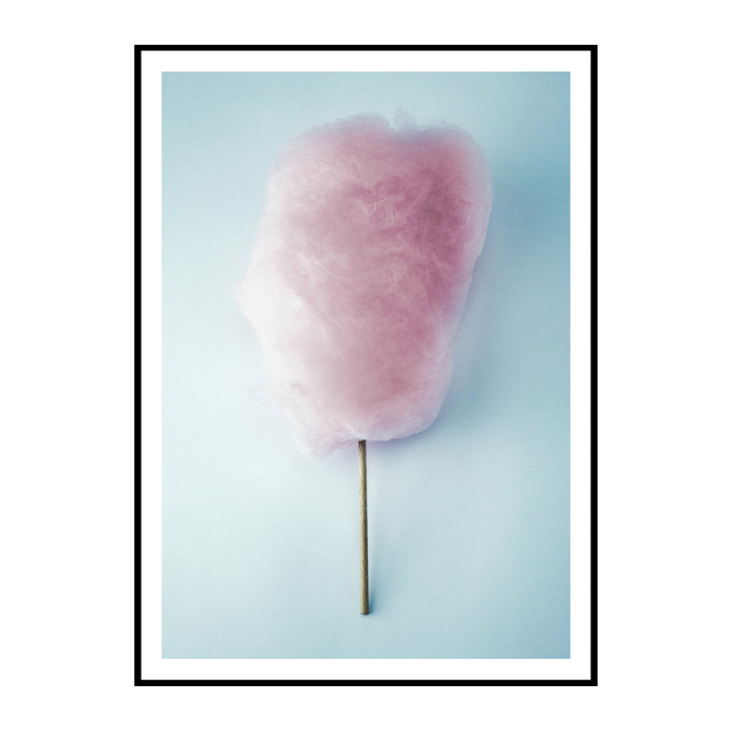 Cotton Candy Wall Art Pink Modernist Canvas Print for Girls Bedroom, Multiple Sizes Clearhalo 'Art Gallery' 'Canvas Art' 'Contemporary Art Gallery' 'Modern' Arts' 1761320