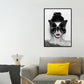Butterfly Mask Girl Wall Decor Vintage Canvas Textured Painting in Gray, Multiple Sizes Clearhalo 'Arts' 'Canvas Art' 1761430