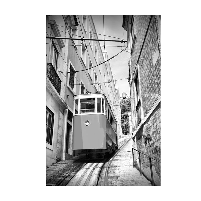 Textured Famous Landmarks Art Print Canvas Vintage Style Painting for Girls Bedroom Clearhalo 'Arts' 'Canvas Art' 1761658