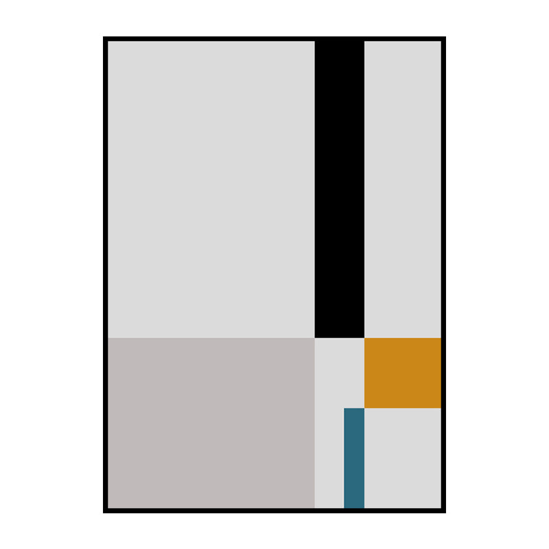 Illustration Geometric Art Print Textured Minimalism Living Room Canvas in Light Color Clearhalo 'Art Gallery' 'Canvas Art' 'Contemporary Art Gallery' 'Modern' Arts' 1761774