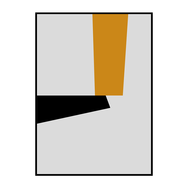 Illustration Geometric Art Print Textured Minimalism Living Room Canvas in Light Color Clearhalo 'Art Gallery' 'Canvas Art' 'Contemporary Art Gallery' 'Modern' Arts' 1761781