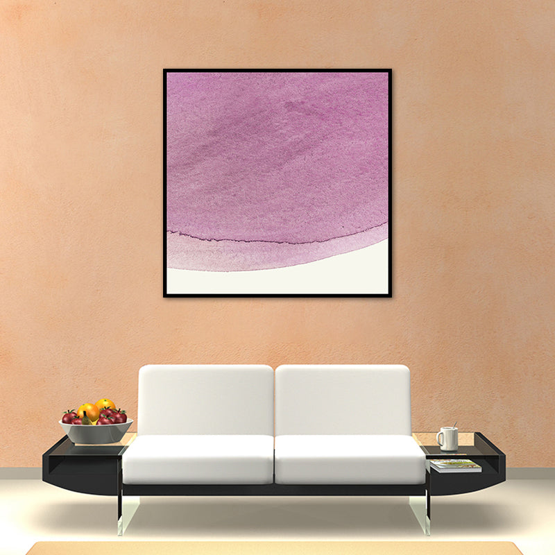 Soft Color Modern Art Canvas Watercolor Painting for Dining Room, Multiple Sizes Options Clearhalo 'Arts' 'Canvas Art' 1761812