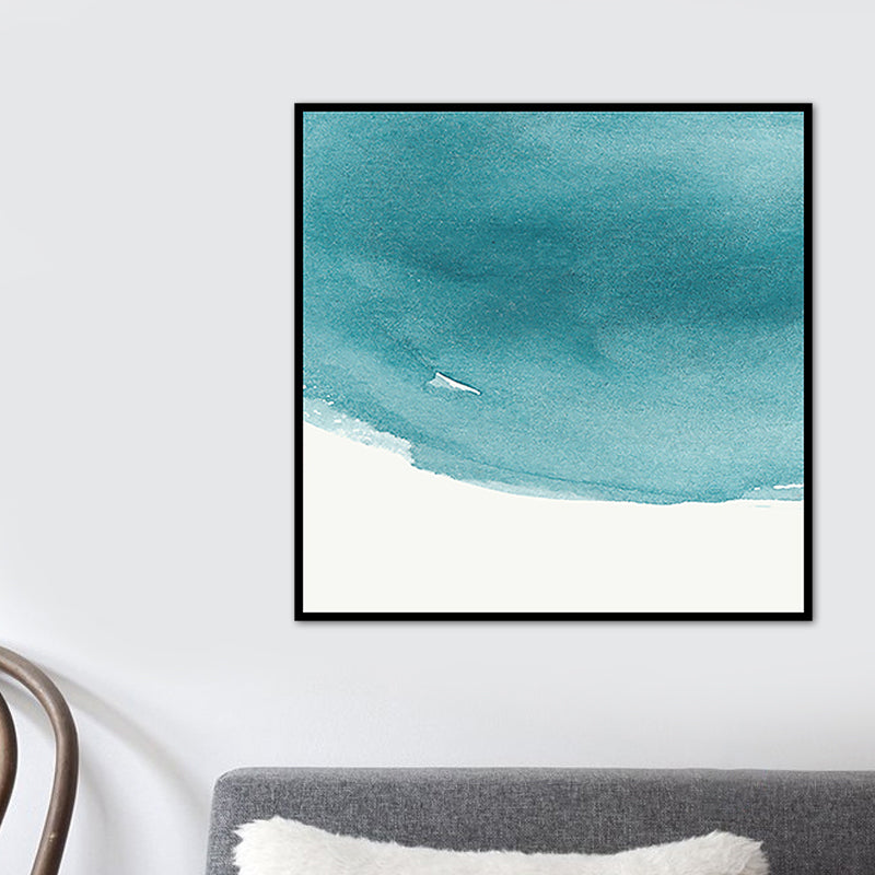 Soft Color Modern Art Canvas Watercolor Painting for Dining Room, Multiple Sizes Options Green Clearhalo 'Arts' 'Canvas Art' 1761818
