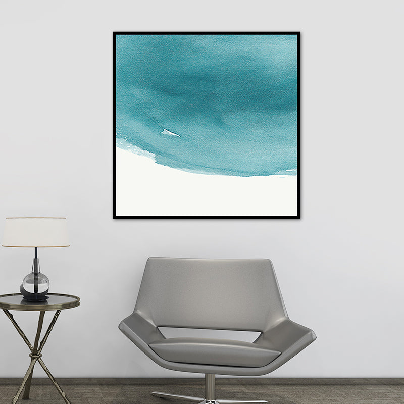 Soft Color Modern Art Canvas Watercolor Painting for Dining Room, Multiple Sizes Options Clearhalo 'Arts' 'Canvas Art' 1761819