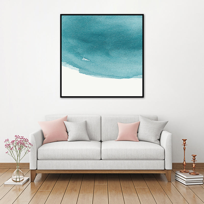 Soft Color Modern Art Canvas Watercolor Painting for Dining Room, Multiple Sizes Options Clearhalo 'Arts' 'Canvas Art' 1761820