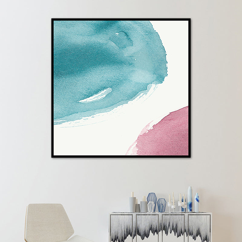Soft Color Modern Art Canvas Watercolor Painting for Dining Room, Multiple Sizes Options Beige Clearhalo 'Arts' 'Canvas Art' 1761822