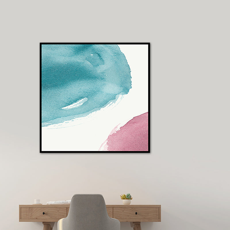 Soft Color Modern Art Canvas Watercolor Painting for Dining Room, Multiple Sizes Options Clearhalo 'Arts' 'Canvas Art' 1761824