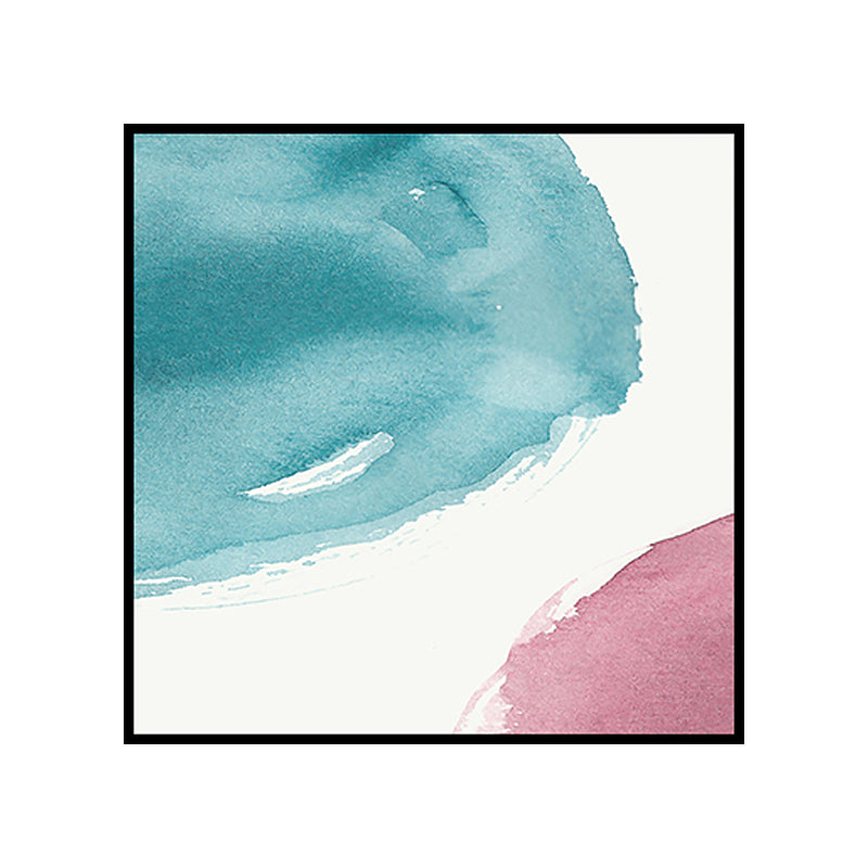 Soft Color Modern Art Canvas Watercolor Painting for Dining Room, Multiple Sizes Options Clearhalo 'Arts' 'Canvas Art' 1761825