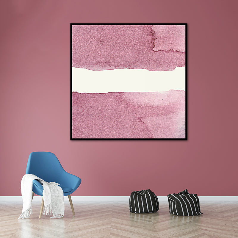 Soft Color Modern Art Canvas Watercolor Painting for Dining Room, Multiple Sizes Options Clearhalo 'Arts' 'Canvas Art' 1761827