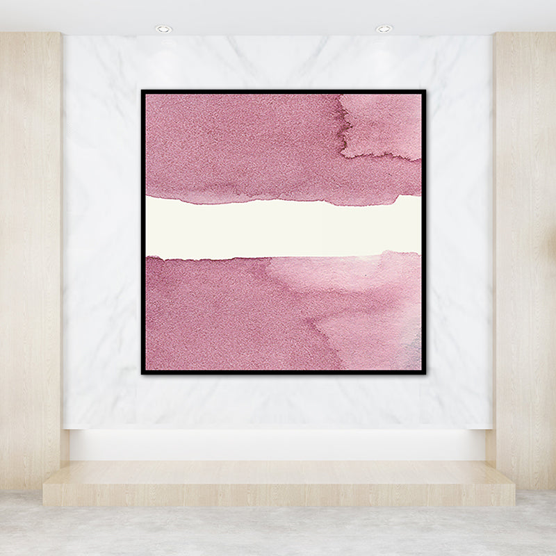 Soft Color Modern Art Canvas Watercolor Painting for Dining Room, Multiple Sizes Options Clearhalo 'Arts' 'Canvas Art' 1761828