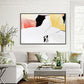 Irregular Color Lump Wall Decor Scandinavian Canvas Textured Art Print in Soft Color Clearhalo 'Arts' 'Canvas Art' 1761835