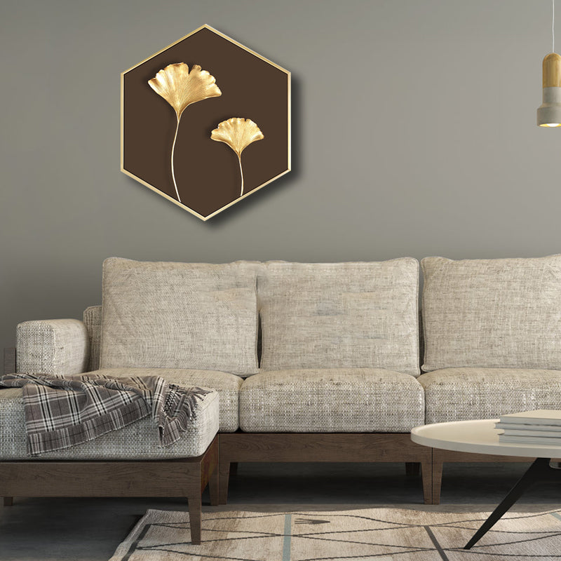 Nordic Plating Leaves Wall Decor Boys Bedroom Canvas Art Print in Soft Color, Multiple Sizes Clearhalo 'Arts' 'Canvas Art' 1762006