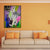 Pastel kleurinstrumenten muur decor textured kubisme stijl meisjes slaapkamer canvas print