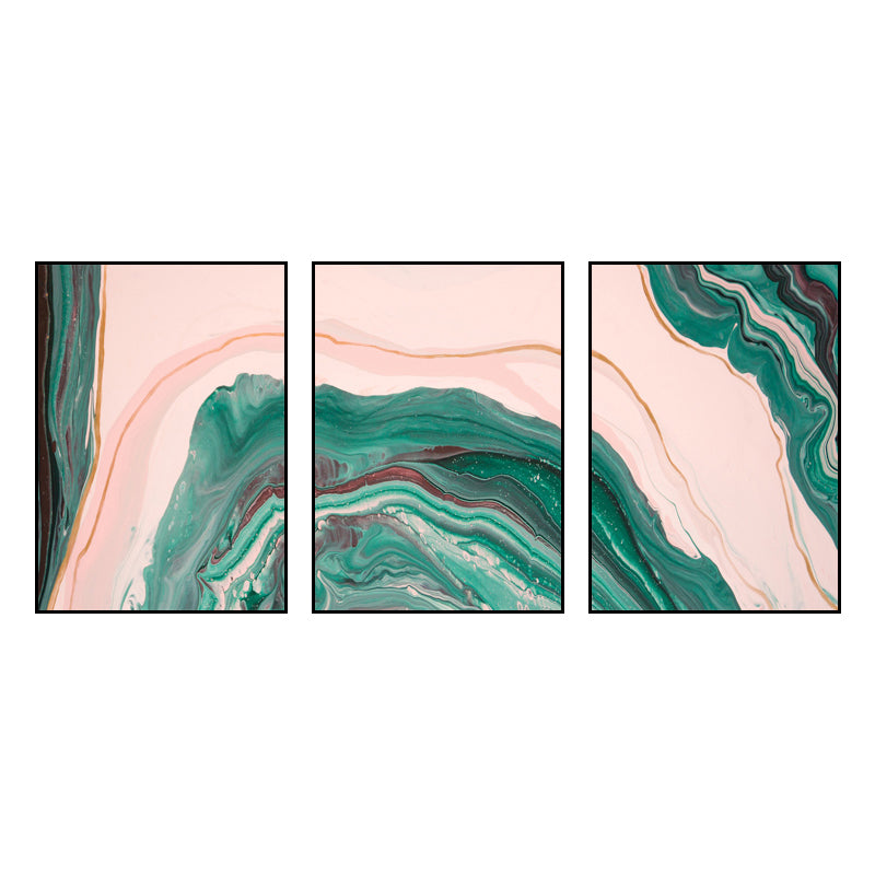 Watercolor Pattern Canvas Print Soft Color Modern Art Style Painting for Living Room Clearhalo 'Arts' 'Canvas Art' 1762100