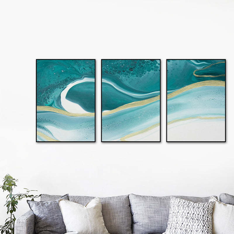 Watercolor Pattern Canvas Print Soft Color Modern Art Style Painting for Living Room Clearhalo 'Arts' 'Canvas Art' 1762103