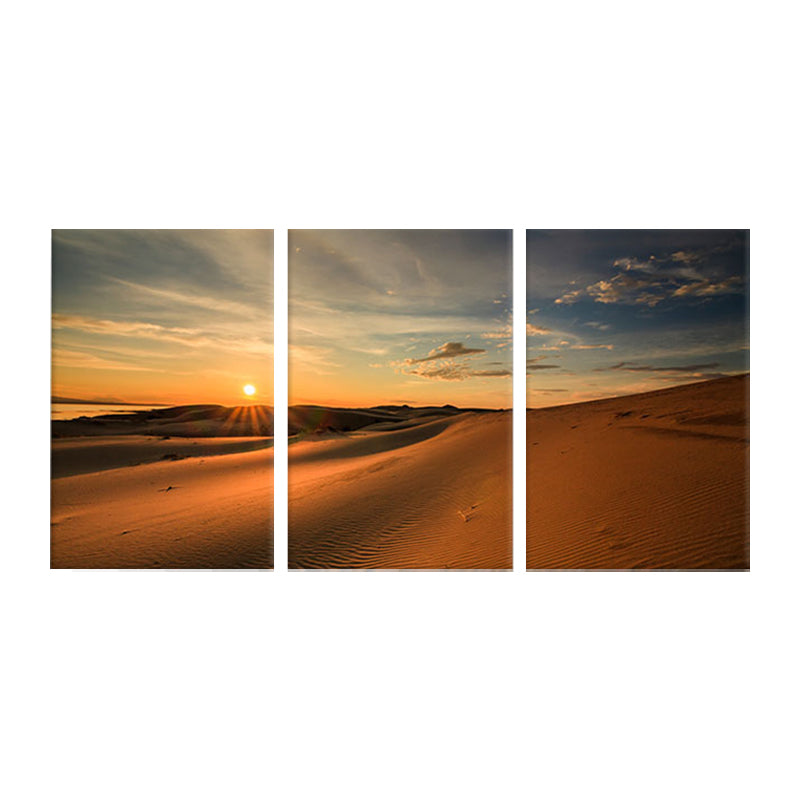 Special Geographic Landscape Wall Decor Light Color Modern Canvas for Living Room Clearhalo 'Art Gallery' 'Canvas Art' 'Contemporary Art Gallery' 'Modern' Arts' 1762203