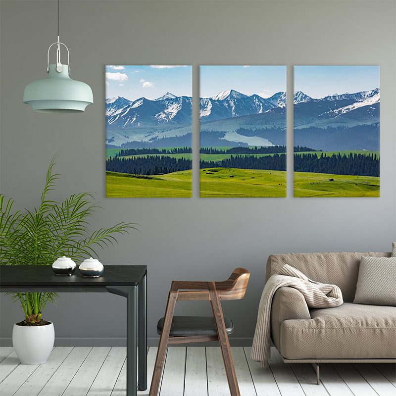 Special Geographic Landscape Wall Decor Light Color Modern Canvas for Living Room Clearhalo 'Art Gallery' 'Canvas Art' 'Contemporary Art Gallery' 'Modern' Arts' 1762209