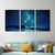 Magical Starry Night Sky Painting Light Color Modern Style Wall Decor for Dining Room Blue Clearhalo 'Art Gallery' 'Canvas Art' 'Contemporary Art Gallery' 'Modern' Arts' 1762225