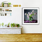 French Country Style Flower Canvas Bedroom Wall Art Decor in Pastel Color, Multiple Sizes Purple Clearhalo 'Arts' 'Canvas Art' 1762315