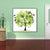 Illustration Tree Wall Art Print Green Kids Style Canvas for Living Room, Textured Green Clearhalo 'Art Gallery' 'Canvas Art' 'Kids' Arts' 1762334