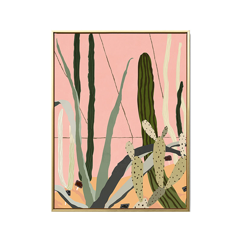 Textured Illustration Plant Canvas Wall Art Nordic Style Wall Decor for Family Room Clearhalo 'Arts' 'Canvas Art' 1762392