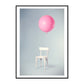 Balloon Canvas Print Nordic Aesthetics Still Life Wall Art Decor in Pastel Color Clearhalo 'Art Gallery' 'Canvas Art' 'Contemporary Art Gallery' 'Modern' Arts' 1762418