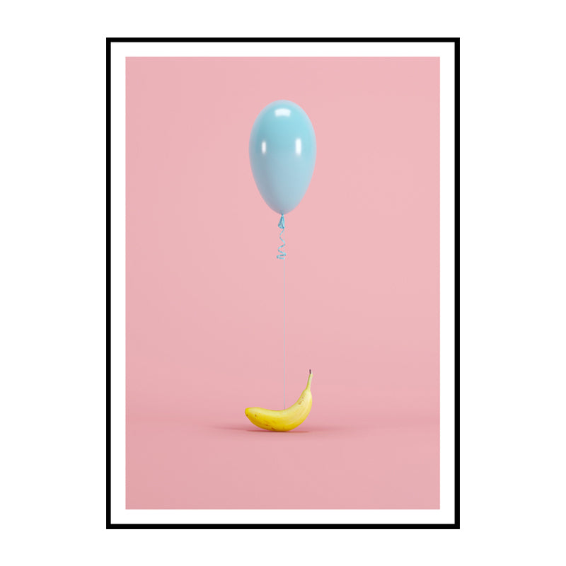Balloon Canvas Print Nordic Aesthetics Still Life Wall Art Decor in Pastel Color Clearhalo 'Art Gallery' 'Canvas Art' 'Contemporary Art Gallery' 'Modern' Arts' 1762425