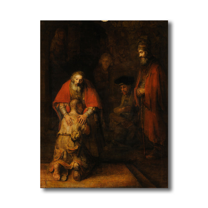 Light Color Religious Figure Painting Textured Wall Art Print for Guest Room, Multiple Sizes Clearhalo 'Arts' 'Canvas Art' 1762457