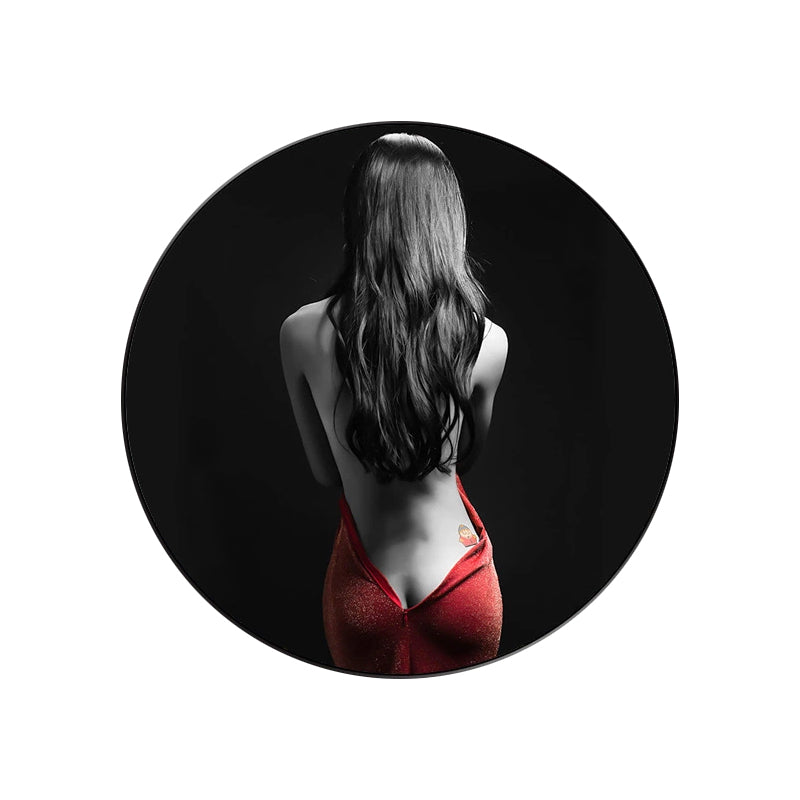 Modern Style Canvas Print Soft Color Trendy Girl Painting, Multiple Sizes Options Clearhalo 'Art Gallery' 'Canvas Art' 'Contemporary Art Gallery' 'Modern' Arts' 1762576