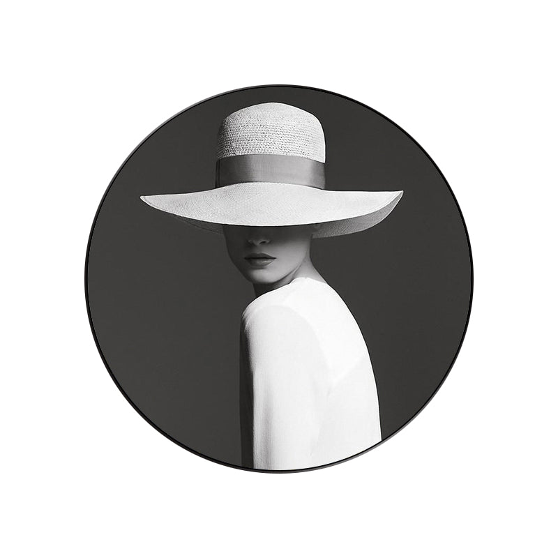 Modern Style Canvas Print Soft Color Trendy Girl Painting, Multiple Sizes Options Clearhalo 'Art Gallery' 'Canvas Art' 'Contemporary Art Gallery' 'Modern' Arts' 1762583