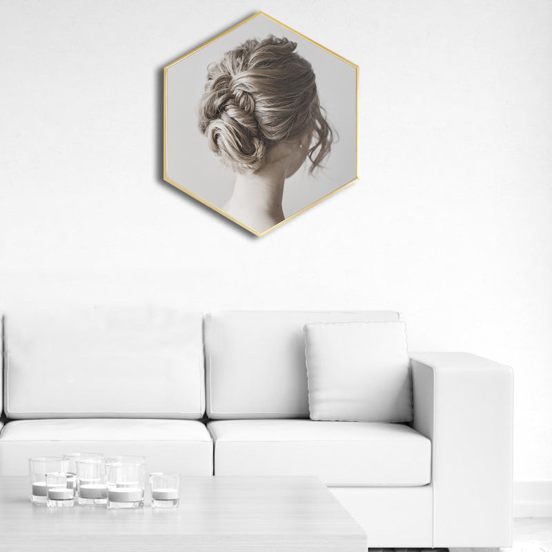 Fashional Pattern Wall Decor Nordic Textured Girls Bedroom Canvas, Multiple Sizes Clearhalo 'Arts' 'Canvas Art' 1762589