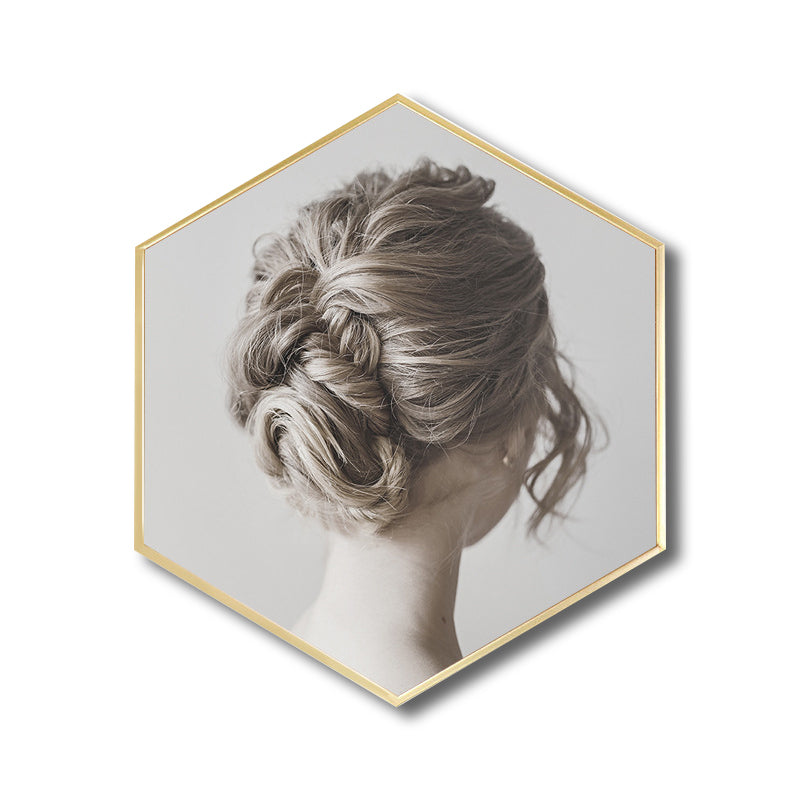 Fashional Pattern Wall Decor Nordic Textured Girls Bedroom Canvas, Multiple Sizes Clearhalo 'Arts' 'Canvas Art' 1762591