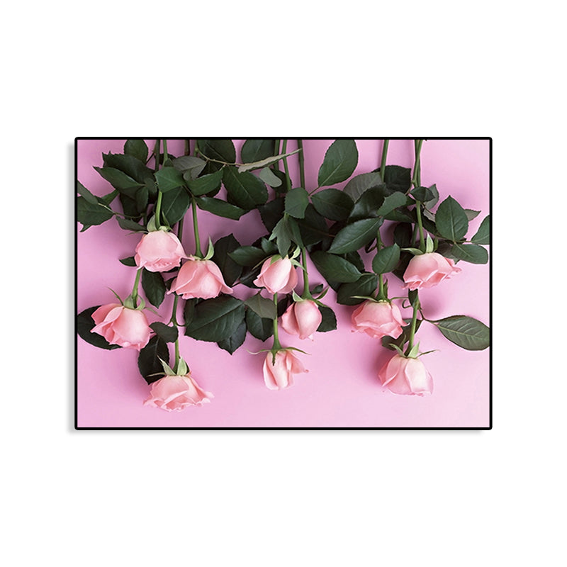 Photographs Flower Buds Art Print Modernist Canvas Wall Decor in Soft Color for Room Clearhalo 'Art Gallery' 'Canvas Art' 'Contemporary Art Gallery' 'Modern' Arts' 1762631