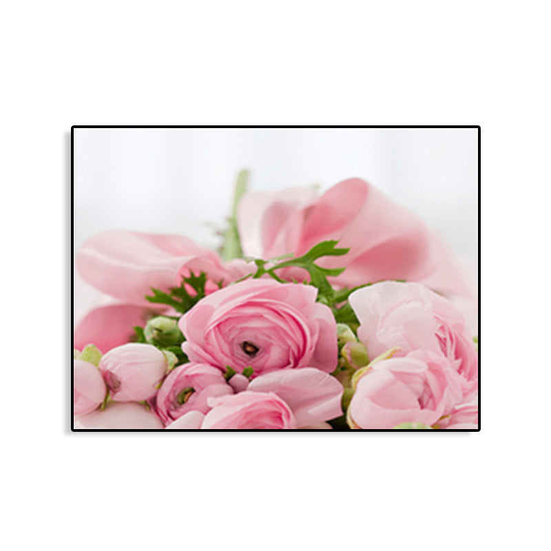 Photographs Flower Buds Art Print Modernist Canvas Wall Decor in Soft Color for Room Clearhalo 'Art Gallery' 'Canvas Art' 'Contemporary Art Gallery' 'Modern' Arts' 1762638