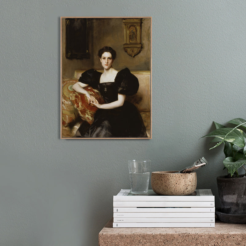 Impressionism Style Wall Art Print Soft Color Elegant Maiden Painting, Multiple Sizes Clearhalo 'Arts' 'Canvas Art' 1762755