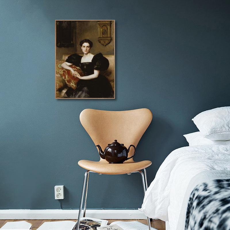 Impressionism Style Wall Art Print Soft Color Elegant Maiden Painting, Multiple Sizes Clearhalo 'Arts' 'Canvas Art' 1762756