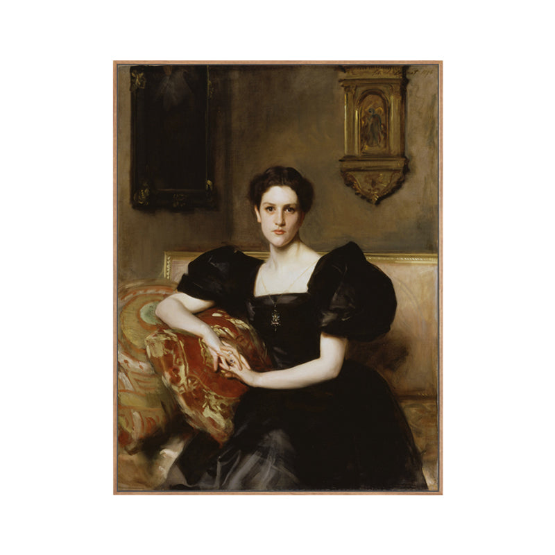 Impressionism Style Wall Art Print Soft Color Elegant Maiden Painting, Multiple Sizes Clearhalo 'Arts' 'Canvas Art' 1762757