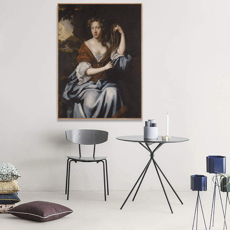 Impressionism Style Wall Art Print Soft Color Elegant Maiden Painting, Multiple Sizes Clearhalo 'Arts' 'Canvas Art' 1762771