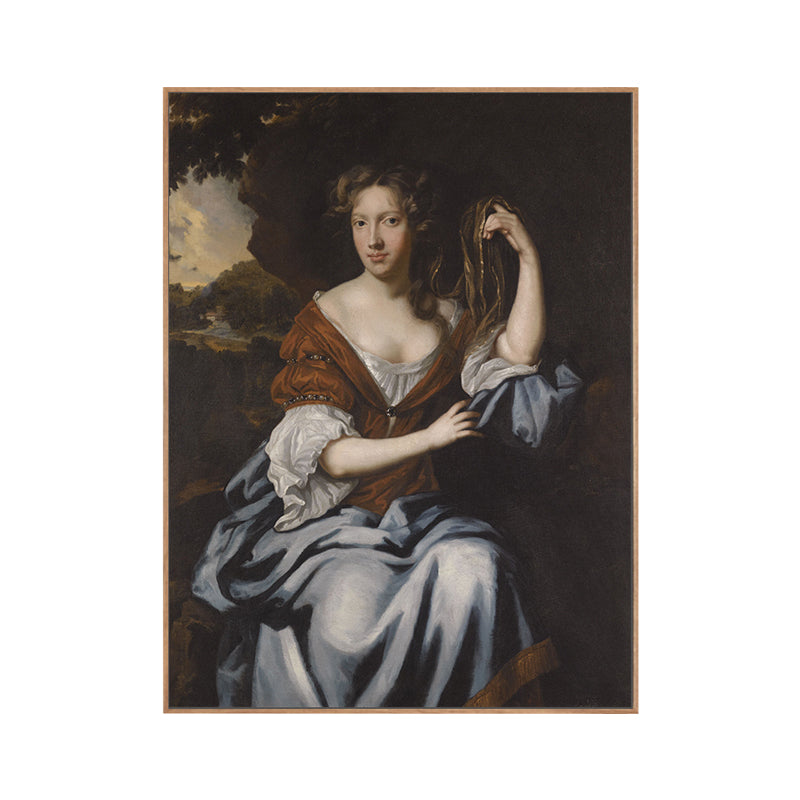 Impressionism Style Wall Art Print Soft Color Elegant Maiden Painting, Multiple Sizes Clearhalo 'Arts' 'Canvas Art' 1762772