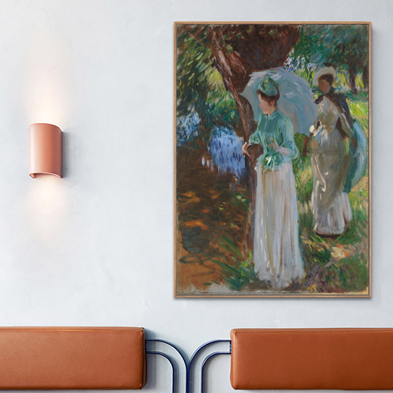 Impressionism Style Wall Art Print Soft Color Elegant Maiden Painting, Multiple Sizes Clearhalo 'Arts' 'Canvas Art' 1762774