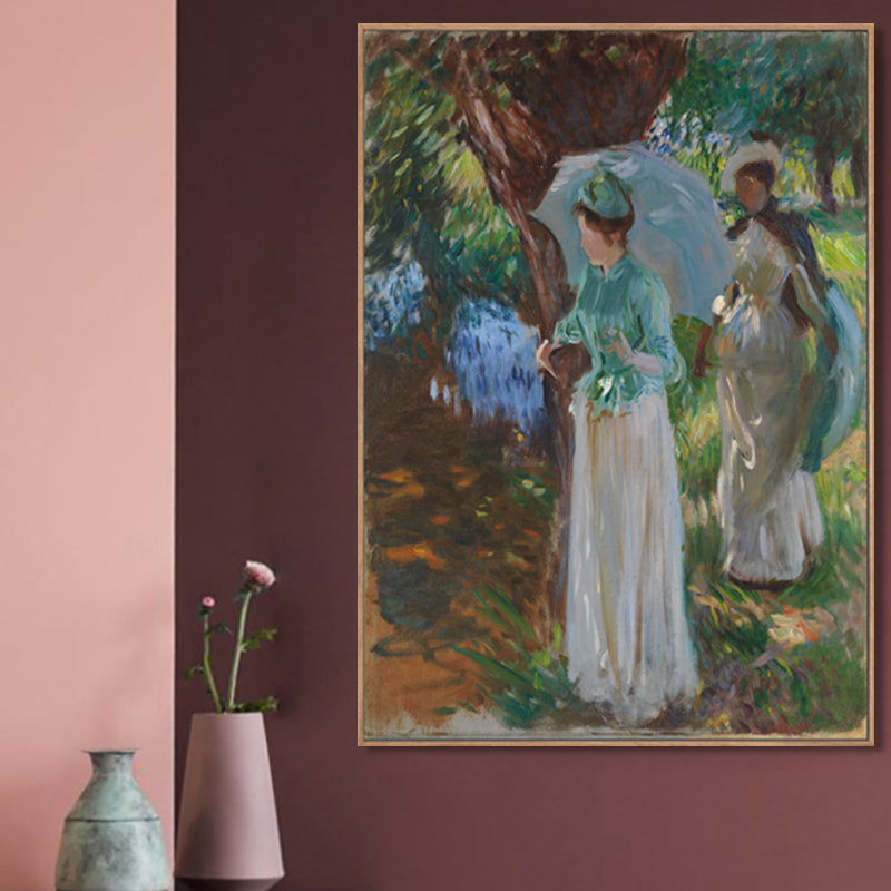 Impressionism Style Wall Art Print Soft Color Elegant Maiden Painting, Multiple Sizes Clearhalo 'Arts' 'Canvas Art' 1762775
