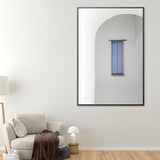 Contemporary Window Wall Art Print Pastel Color Textured Painting for Living Room Clearhalo 'Art Gallery' 'Canvas Art' 'Contemporary Art Gallery' 'Modern' Arts' 1762790