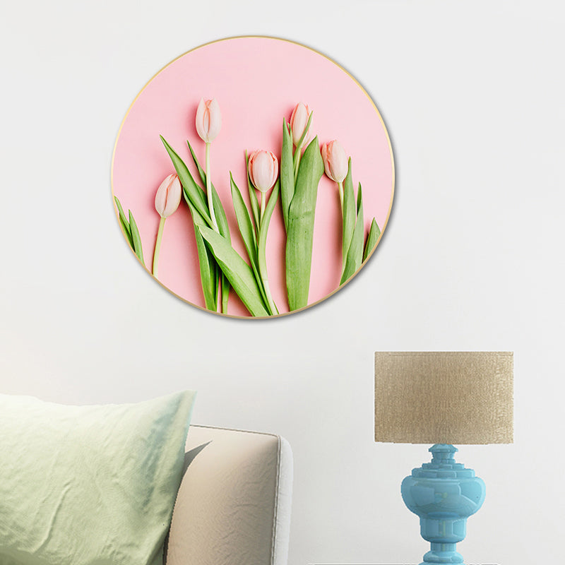 Floral Print Photography Painting Nordic Style Canvas Wall Decor, Multiple Sizes Clearhalo 'Arts' 'Canvas Art' 1762873