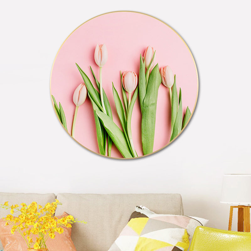 Floral Print Photography Painting Nordic Style Canvas Wall Decor, Multiple Sizes Clearhalo 'Arts' 'Canvas Art' 1762874